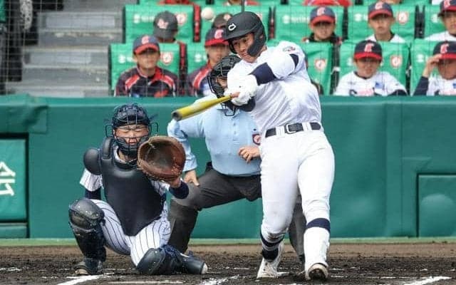 流れ引き寄せた大会第1号　「最高に気持ちいい」中京大中京・松田