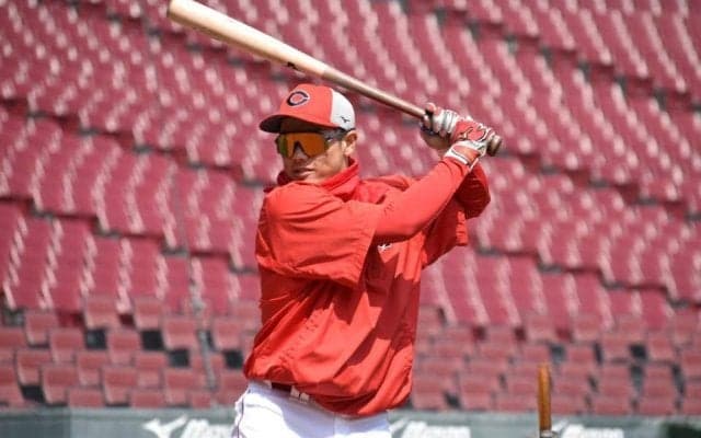 広島ドラ３・勝田　へんとう炎で離脱から練習再開「まずは体力を戻す」　小園はフリー打撃