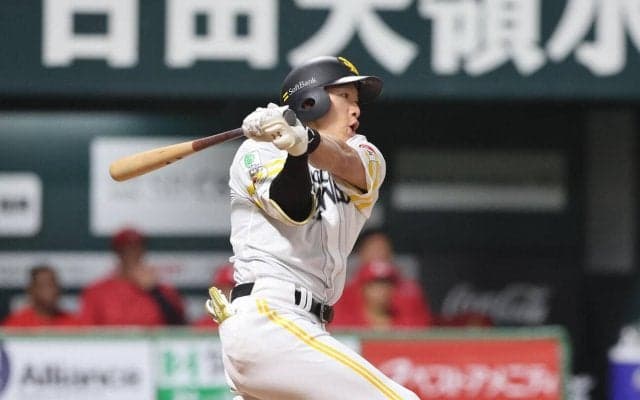 【ソフトバンク】柳田悠岐５試合ぶりスタメンで２安打２打点　WBC組の周東、牧原大も復帰