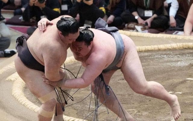 朝乃山、４連勝でストップ「立ち合いが高かった」目標の２桁白星へ「ギリギリの戦い」と力込める