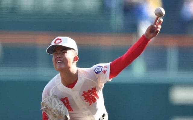 智弁学園が初戦突破　注目左腕の杉本真滉が３安打完封　花巻東の強力打線を寄せつけず