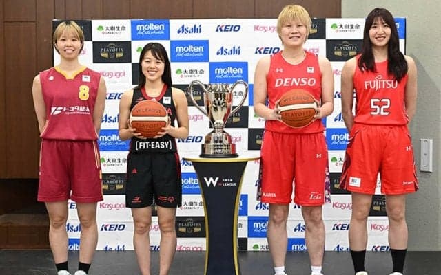 Wリーグプレーオフ開幕へ向け記者会見が開催…女子日本代表の宮澤夕貴や髙田真希らが意気込みを語る