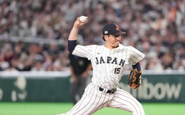 【巨人】WBC出場の大勢、バルドナード、楽天藤平尚真に花束贈呈　東京Ｄのファンから大拍手