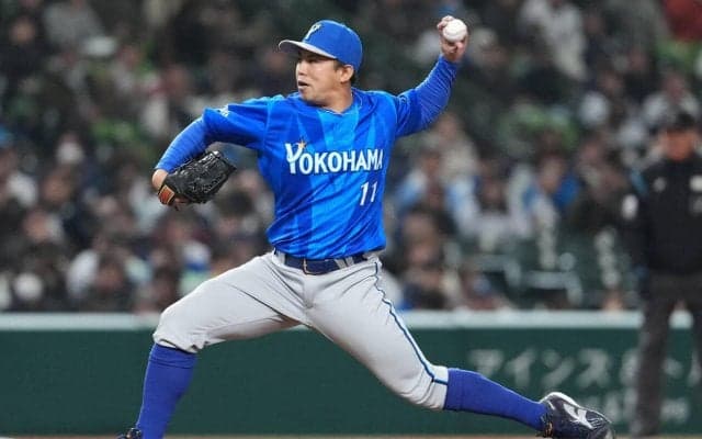 【DeNA】開幕投手の東克樹「着実に一歩ずつ進んでいる」７回途中２失点　相川監督も称賛