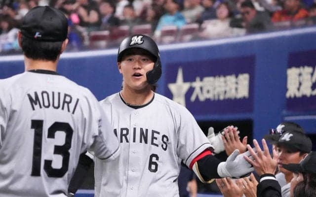 【ロッテ】西川史礁がオープン戦１号「広角にっていうところは、もっと伸ばしていかないと」