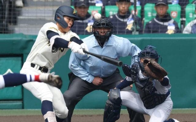 【センバツ】神村学園・田中翔大「簡単に終わってたまるかと食らいついた」横浜・織田から先制打