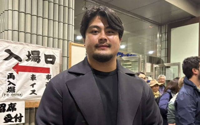 元アマチュア横綱の花田秀虎さんが春場所観戦　角界入りの可能性は「ゼロではないんで」