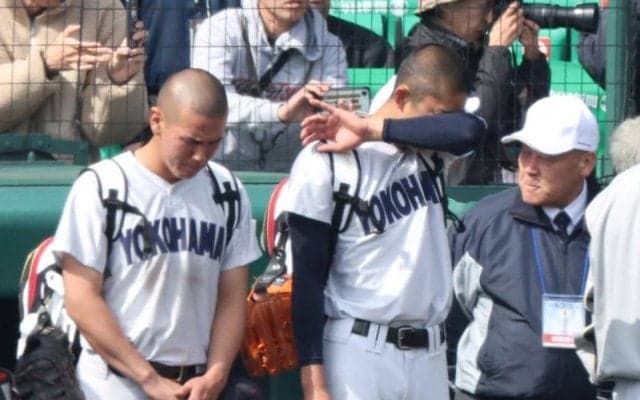 横浜エース織田　無念初戦敗退　１５０キロ計測も八回途中で降板　夏こそ「勝って恩返し」