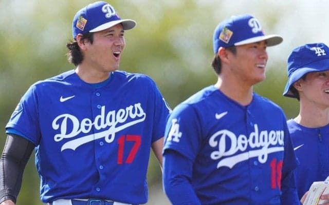 大谷翔平は「1番・DH」　山本由伸は最終調整…2番タッカー、3番ベッツのベスト布陣
