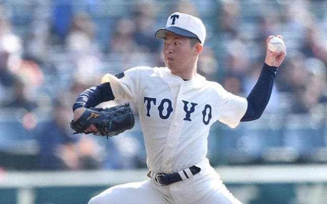 センバツ　東洋大姫路の下山が快投　６回に初安打許すも１安打無失点　第１試合は白熱した投手戦に