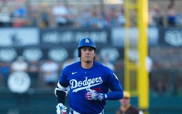 大谷翔平、第２打席は空振り三振　パドレスとのオープン戦に「１番DH」で出場　第1打席は三飛