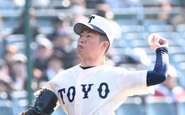 【センバツ】東洋大姫路・下山大翔、５回まで無安打投球も６回１死で途切れる