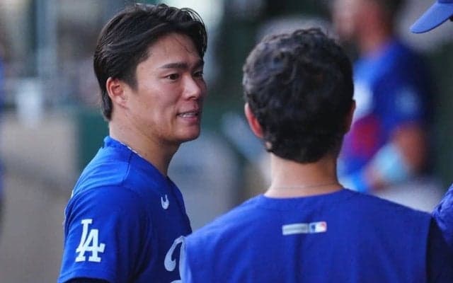 山本由伸に試合前から異変　開始30分…余儀なくされた“変更”、美女レポーターが説明