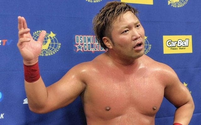 宮原健斗、羆嵐を破り「三冠ヘビー」Ｖ６…チャンカンへ「満場一致で宮原健斗が優勝です」…３・２０八王子