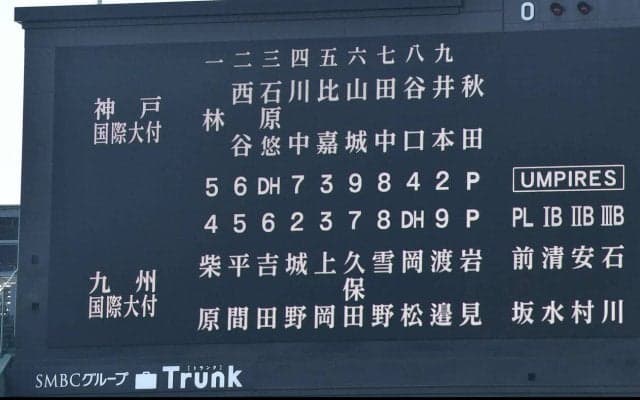 【センバツ】神戸国際大付の「石原ゆうじろう」は３番DHスタメン　嵐を呼べるか
