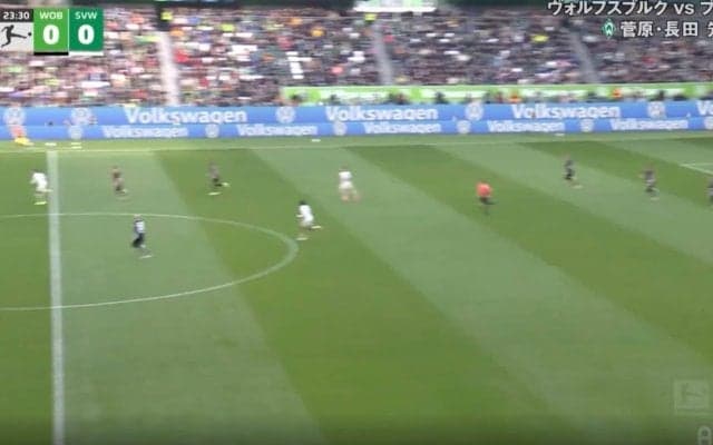 「めっちゃ飛ぶやん！」ブレーメンGK長田澪、美しすぎる“高精度ロングフィード”炸裂「超上手いな」局面を変える“一撃必殺のパントキック”