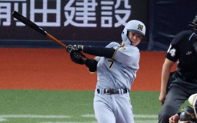 【阪神】中野拓夢、走攻守で躍動　２打席連続で快音響かせ、守っては２回に超美技プレー