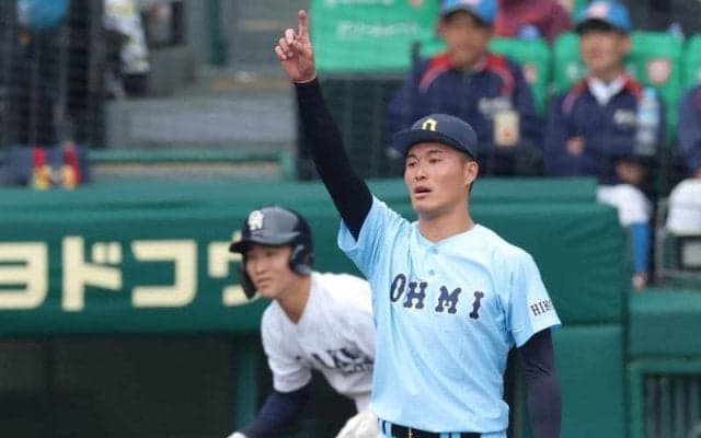 近江が延長戦で力尽き涙の初戦敗退　八回の先制機でタッチアウト響く　プロ注目のエース・上田が１２９球の熱投も力尽きる