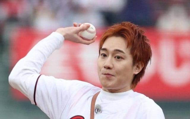 広島－ソフトバンク戦の始球式に人気アイドルＩＭＰ．の椿泰我が登場　珍アイテムで番組をアピール「頭が真っ白に」