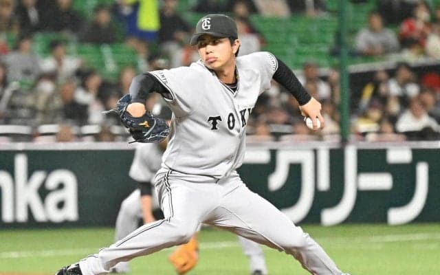 【巨人】ローテ候補ドラ３山城京平が２軍戦で５回０封　SNS考察合戦「正捕手岸田が２軍に…」