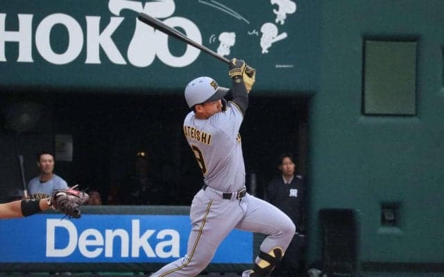 【阪神】ドラ１立石正広、雨天でも華麗な三塁守備で併殺完成　２軍戦で１安打１打点