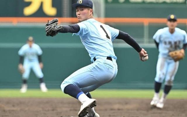 近江のエース上田健介は初の無四球　「投げやすかった」甲子園で好投