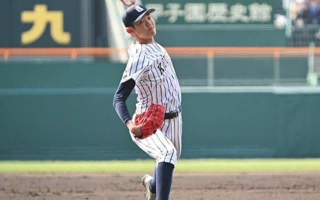 春の初戦は「すごく苦しかった」　九国大付の先発岩見は耐え抜いた