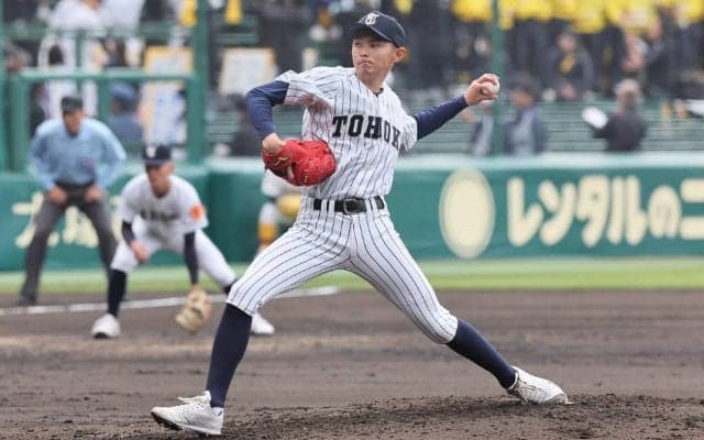 東北が帝京長岡・芝草監督にリベンジ、足も使った攻撃でダルビッシュ以来22年ぶり春1勝【26年センバツ】






