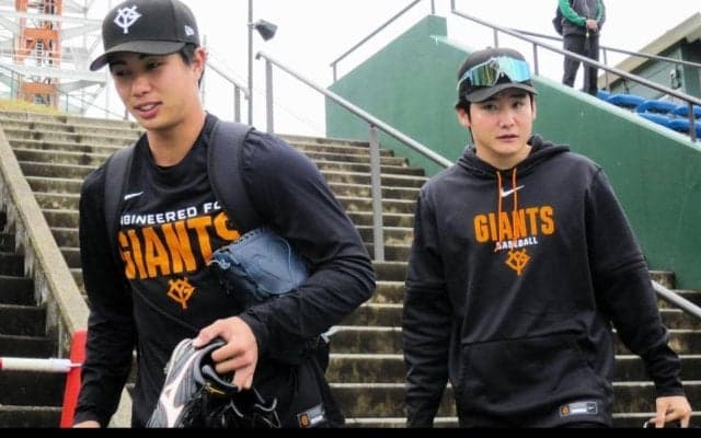 開幕ローテ確定の巨人・山城　開幕投手務める同期の竹丸にプレッシャーかける「まずは白星挙げて」