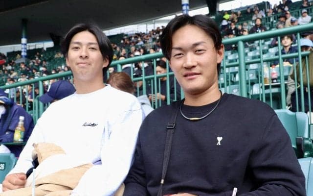 【センバツ】英明OBオリックス育成・寿賀弘都が母校初戦を生観戦「甲子園は、いつ来ても感動」