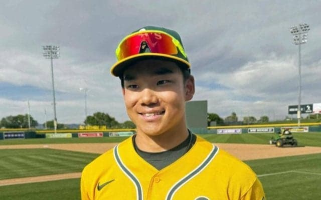 桐朋高からマイナー契約のアスレチックス・森井翔太郎が２安打１打点　傘下マイナー１Ａで開幕見込み