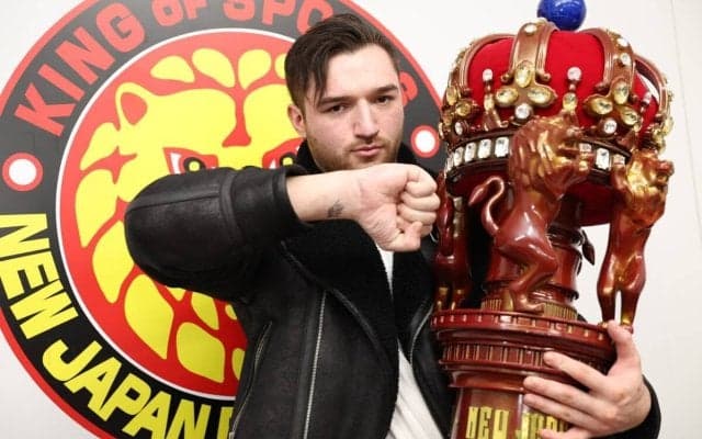 新日本プロレス「ＮＪＣ」制覇・カラム・ニューマン、４・４両国で挑む「ＩＷＧＰ王者」辻陽太に通告「中邑真輔が持つ最年少戴冠記録を塗り替える」