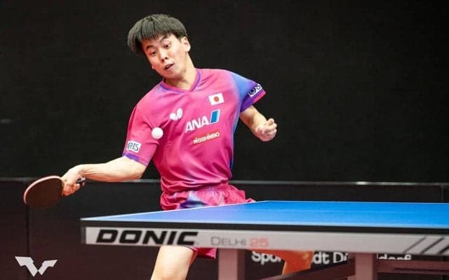 張本智和が4位、松島輝空は8位を維持　濵田一輝は6ランクアップの47位でトップ50入り｜卓球男子世界ランキング（2026年第13週）