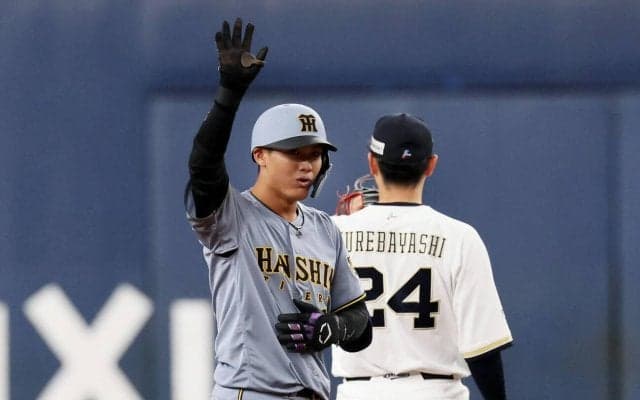 【阪神】昨オフ野手転向の西純矢が３回に適時二塁打　２軍戦６試合連続安打　支配下へアピール続く