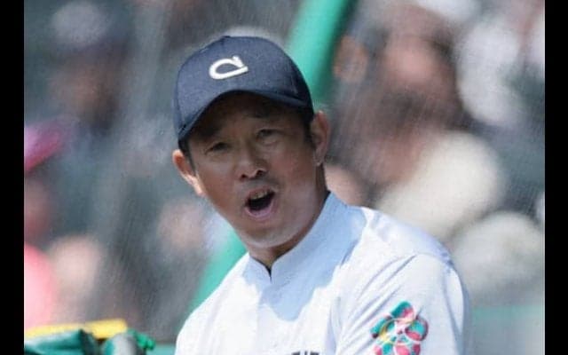 げきを飛ばした中京大中京監督　「最後はよく打った」　センバツ