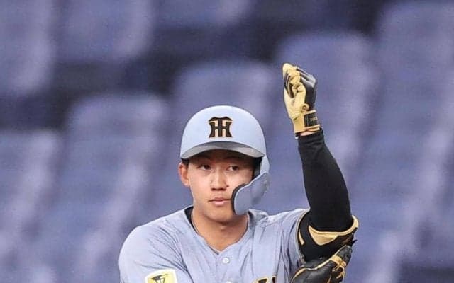 阪神　ドラ１立石が外野でプロ初スタメン＆フル出場「いい経験ができた」