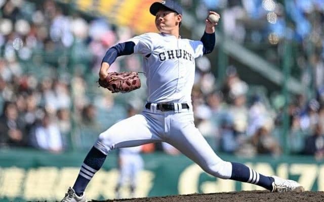 チーム1の増量｢自信が球に乗った｣　中京大中京の太田投手が快投