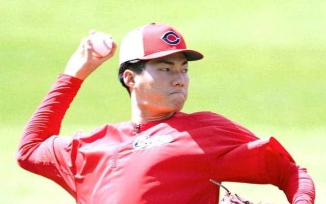 広島ドラ５・赤木　開幕１軍濃厚「しっかり抑えて勝てるように」　最速１５６キロのドラ２斉藤汰が刺激「負けたくない」
