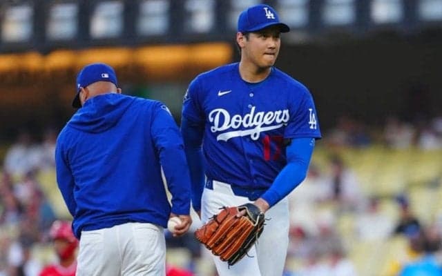 大谷翔平、奪三振ショーの裏で「脚の疲労感」　絶賛のエ軍放送局…頷いた“5”の価値