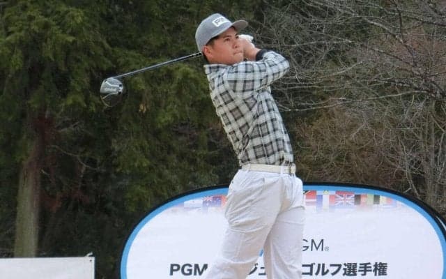 【ゴルフ】野村維穏がトップで東日本決勝大会へ「体調悪い中でいいスコア」世界ジュニア関東予選