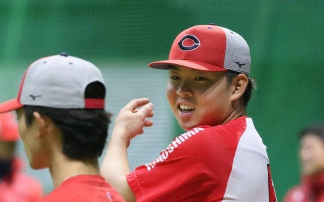 【広島】開幕１番のドラ１平川蓮「１年目はケガしないこと、体重減らさない」気負いなし