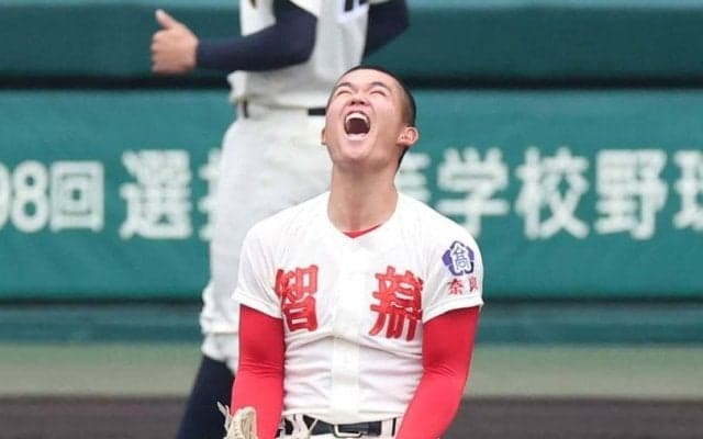 プロ注目　智弁学園・杉本熱投１４３球　４安打１失点で２戦連続完投星「気持ち前面に出た」５年ぶり８強