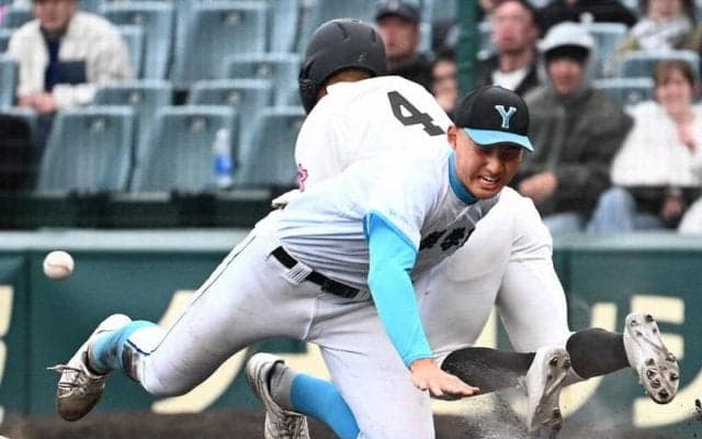 左手首付近骨折の山梨学院・菰田は2回戦でベンチ入り　センバツ