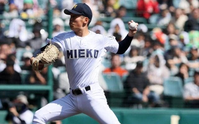 【センバツ】三重・吉井海翔「立て直すことが…」涙止まらず「技術が足りない」与四死球から失点