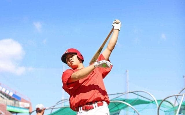 広島・ドラ１平川　新人カルテットで旋風起こす！ドラ２斉藤汰＆ドラ３勝田＆ドラ５赤木といざ　開幕１番「緊張は全くない」
