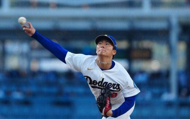 山本由伸が「ロボット審判」の初洗礼　ストライク見逃し三振がボールに覆る　今季から導入