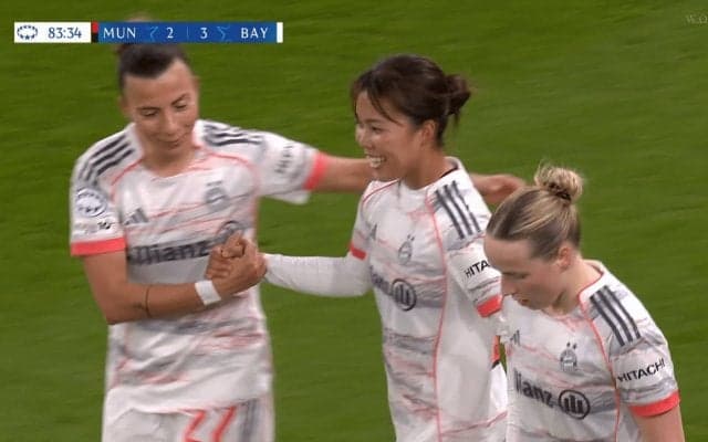 「とんでもない20歳」なでしこ谷川萌々子の“魔法の決勝ゴール”に海外ファンも大熱狂！「まるでムシアラだ」「マンUは引き抜くべき」【女子CL】