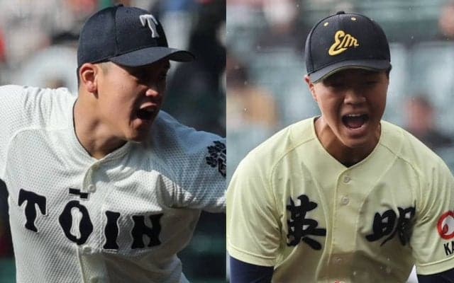 「英明－大阪桐蔭」初戦で快投の左腕が対決！3年生・冨岡か、2年生・川本か【26年センバツ第9日見どころ】

