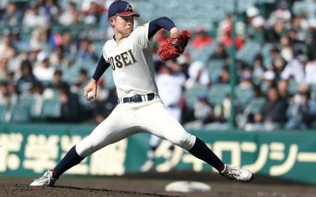 エースで4番で主将、光星の北口　147キロ記録も打撃で悔い残す