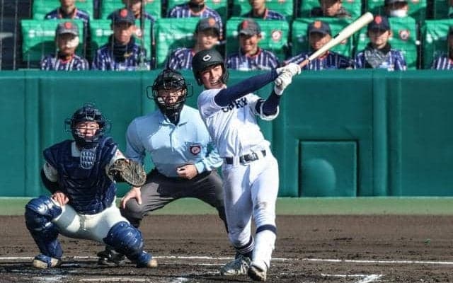 打撃好調の中京大中京・田中選手　たゆまぬ努力で手に入れたスイング